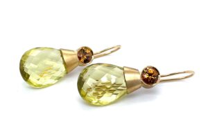 Ohrschmuck Lemonquarz 
