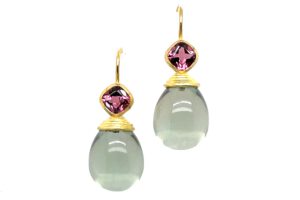Ohrschmuck Prasiolith