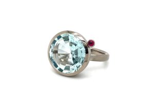 Ring Aqua Rubin
